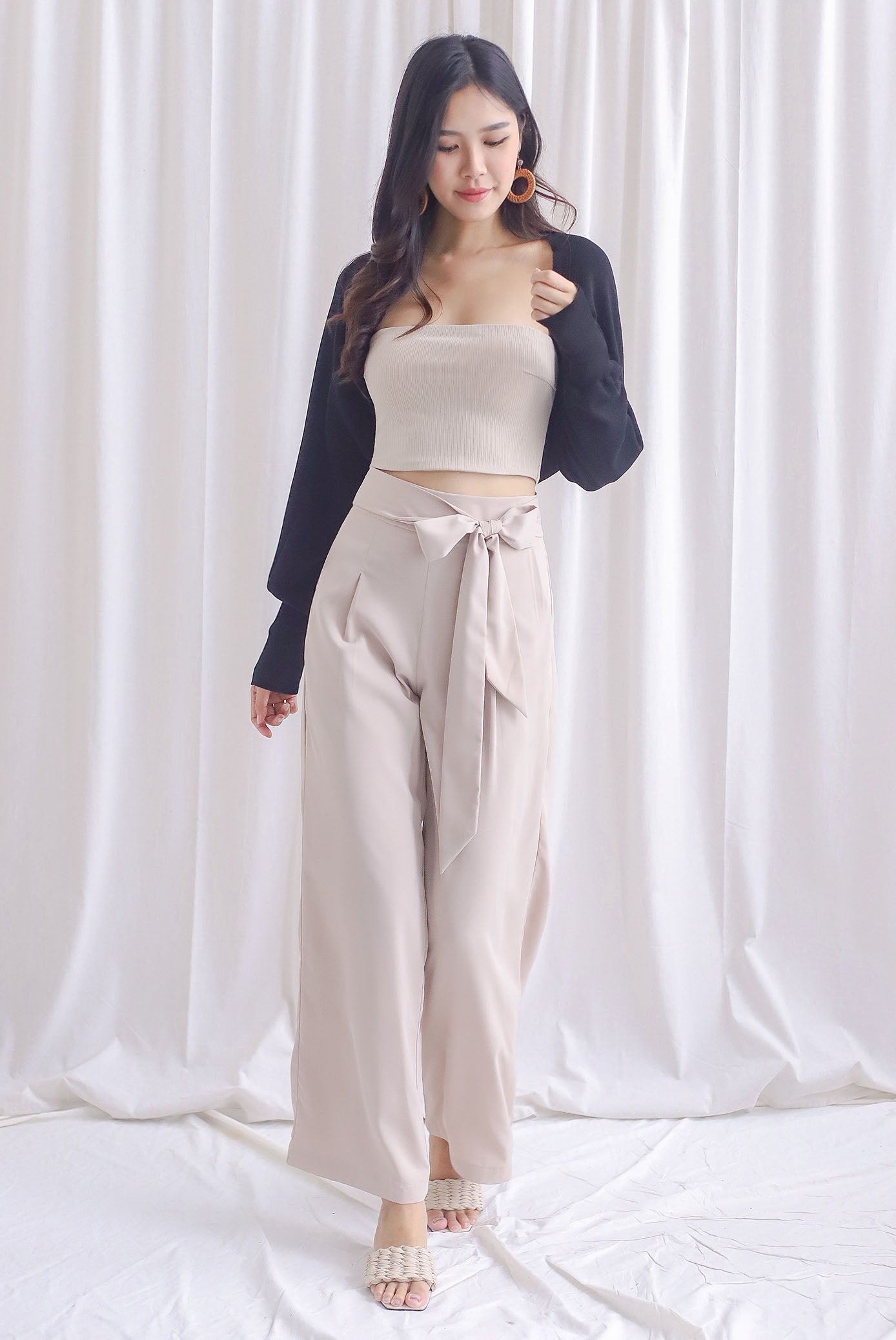 *Restocked*  Adrianne Bolero Cardigan In Black