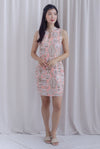 Agnes Vase Cheong Sam Dress In Pink