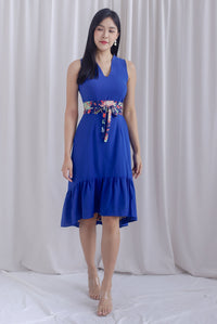 Ardisia Reversible Hi Lo Mermaid Dress In Blue