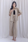 Becca Relaxed Pants In Khaki