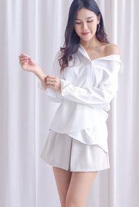 Brylee Multi-Way Shirt In White