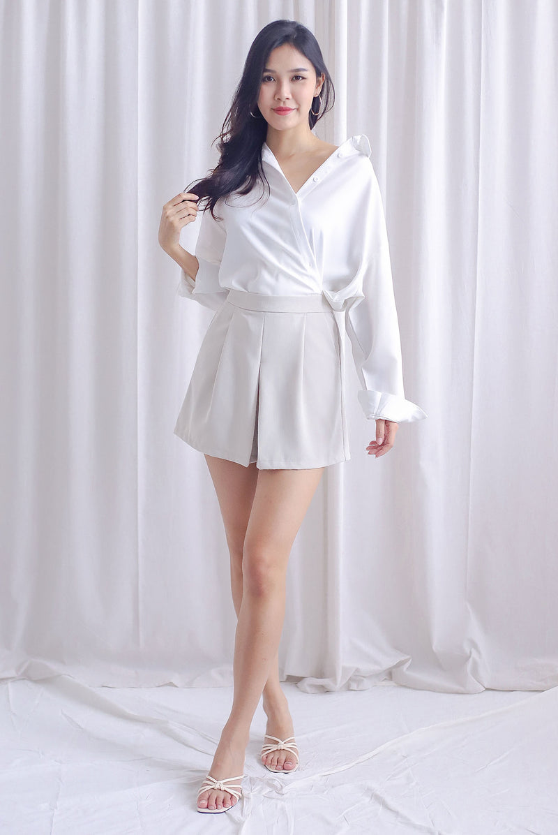 Brylee Multi-Way Shirt In White