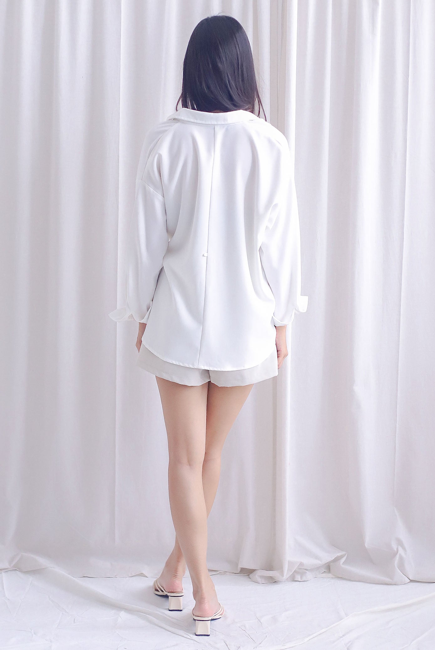 Brylee Multi-Way Shirt In White