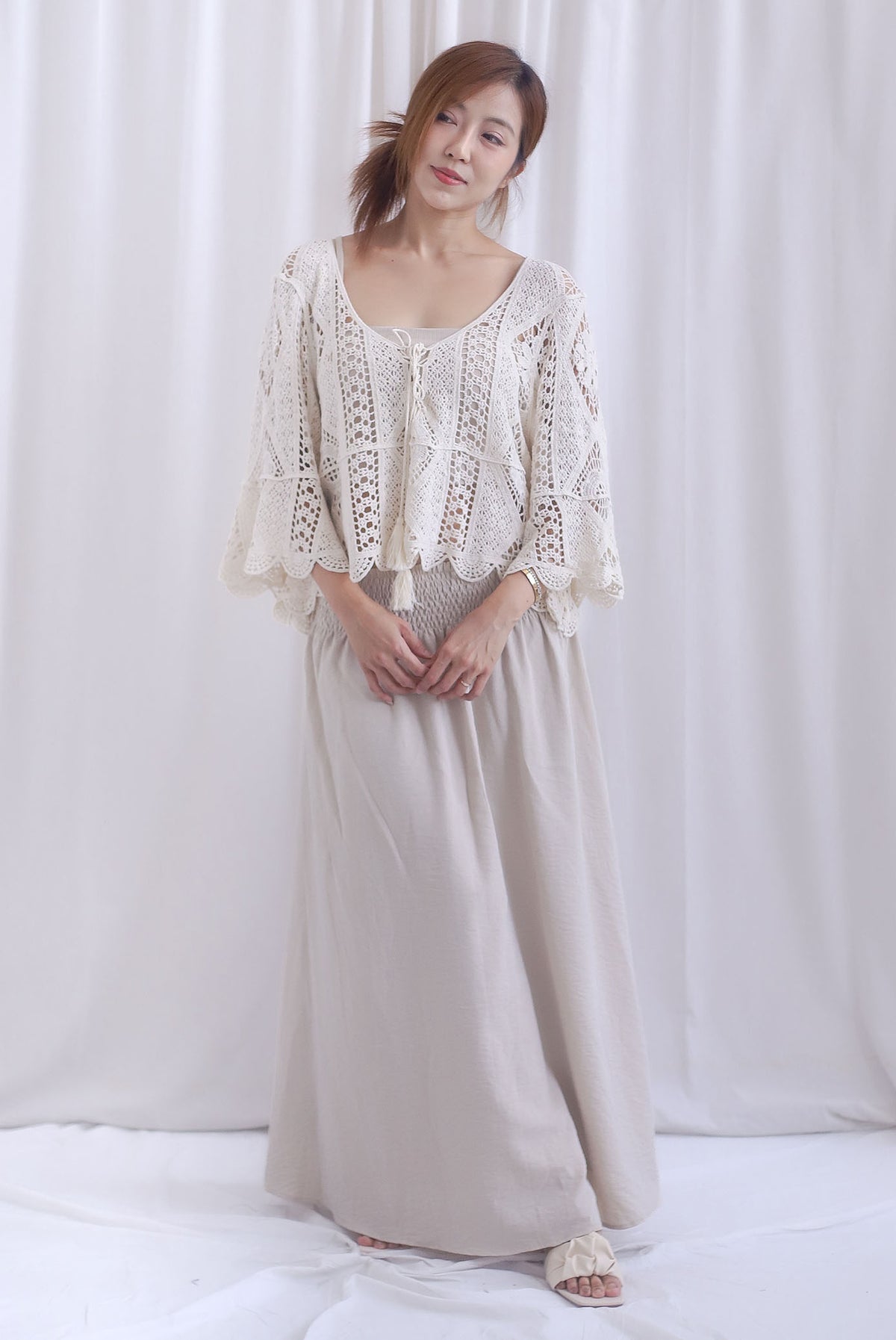 Clover Tassel Crochet Throwover