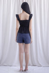 Dorothy Multi Way Smocked Top In Black