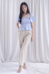 Dorothy Multi Way Smocked Top In Powder Blue