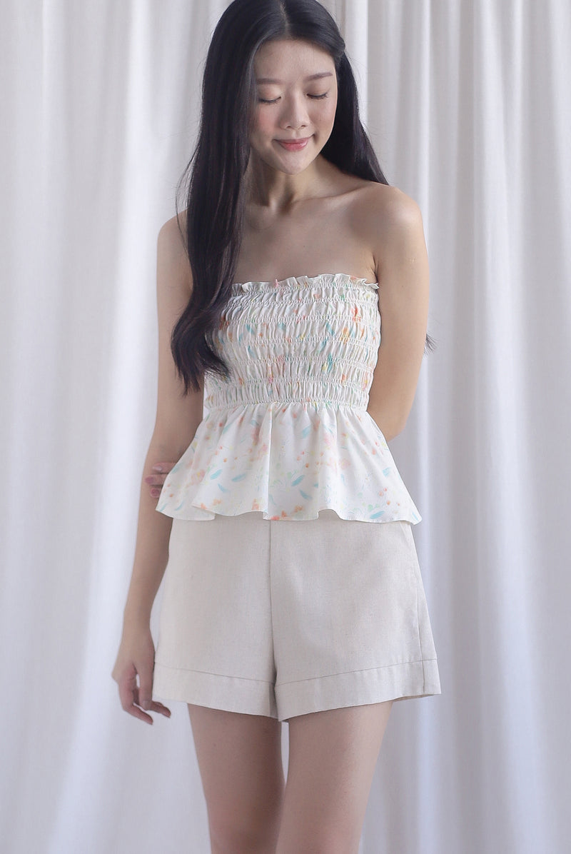Dorothy Multi Way Smocked Top In Sweet Floral