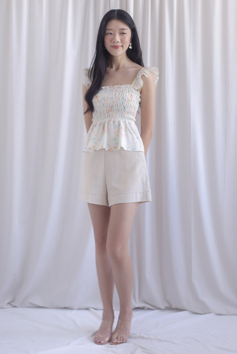 Dorothy Multi Way Smocked Top In Sweet Floral
