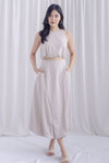 Ember Balloon Maxi Skirt In Ecru