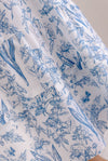 Fleur Double Spag Pleat Maxi Dress In Teal Porcelain