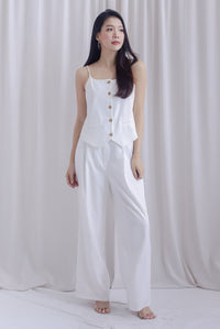 Gera Wide Leg Pants In White