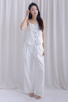 Gera Wide Leg Pants In White