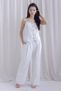 Gera Wide Leg Pants In White