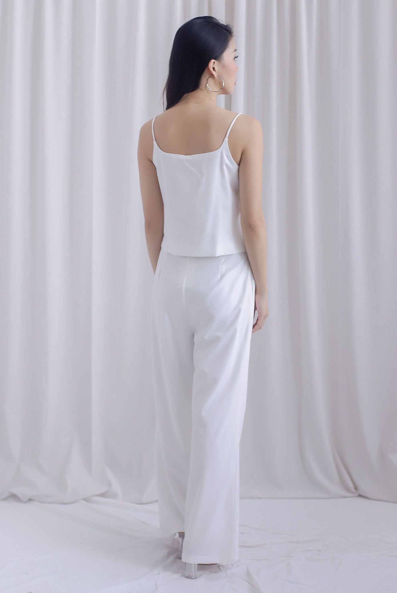 Gera Wide Leg Pants In White