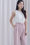 *BACKORDER* Gioia Pleated Cut In Top In White