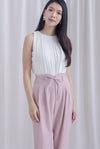 *BACKORDER* Gioia Pleated Cut In Top In White