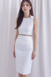 Gisele Tweed Top In Whitte