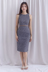 Gisele Tweed Work Skirt In Black