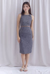 Gisele Tweed Work Skirt In Black