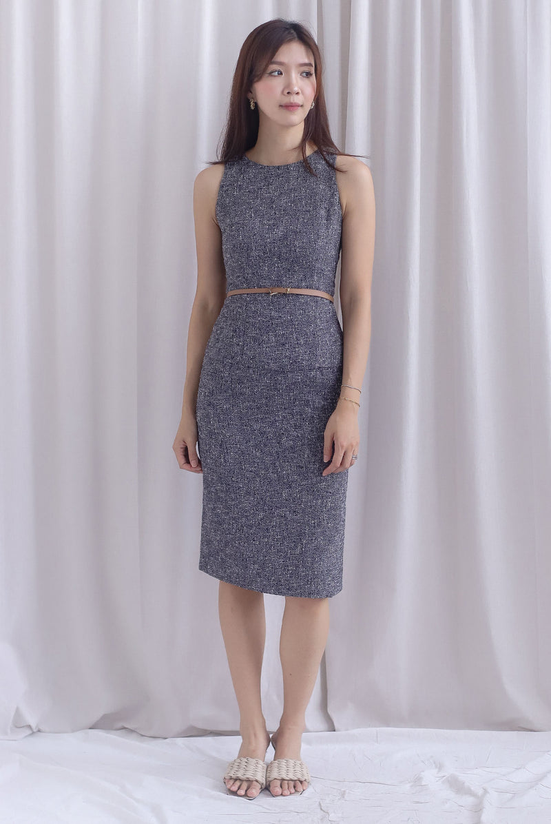 Gisele Tweed Work Skirt In Black