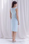Gisele Tweed Work Skirt In Seafoam
