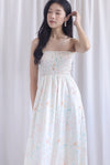 Henrietta Multi Way Smocked Maxi Dress In Sweet Floral