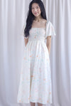 Henrietta Multi Way Smocked Maxi Dress In Sweet Floral