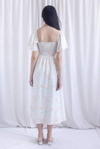 Henrietta Multi Way Smocked Maxi Dress In Sweet Floral