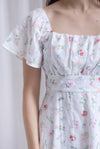 Jen Embro Ruched Front Sleeved Maxi Dress In Red