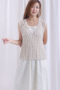 Jessica V Neckline Crochet Top