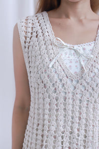 Jessica V Neckline Crochet Top