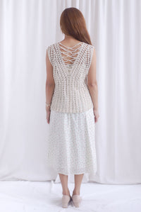 Jessica V Neckline Crochet Top