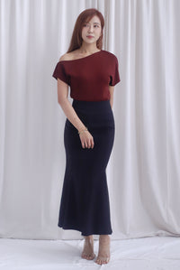 TDC Kynnedi Mermaid Skirt In Black