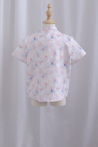 *Kids* TDC Aden Boy Shirt In Misty Rose