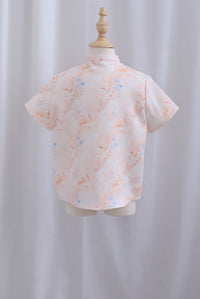 *Kids* TDC Aden Boy Shirt In Orange Pale