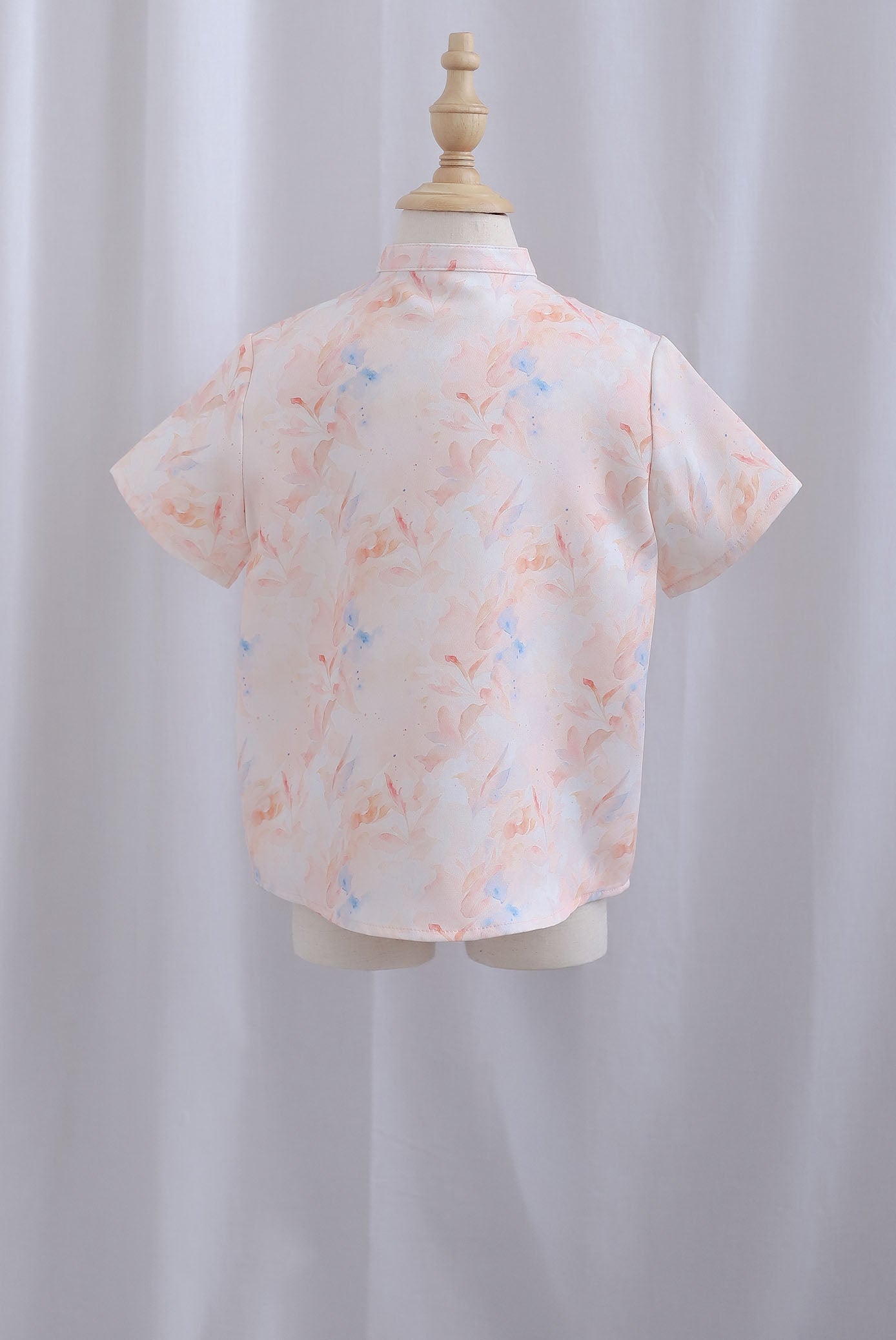 *Kids* TDC Aden Boy Shirt In Orange Pale
