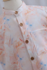 *Kids* TDC Aden Boy Shirt In Orange Pale