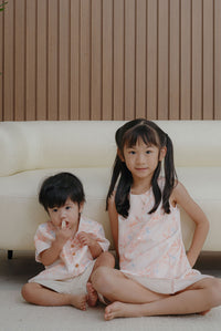 *Kids* TDC Aden Boy Shirt In Orange Pale