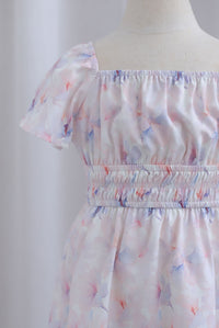 *Kids* TDC Esme Sleeved Girl Dress In Misty Rose