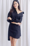 Lannie Multi-Way Shirt Dress In Black