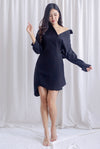 Lannie Multi-Way Shirt Dress In Black