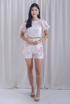 Larisa Porcelain Rose Shorts In Pink