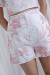 Larisa Porcelain Rose Shorts In Pink