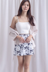 Mirra Flap Pockets Skorts In Black