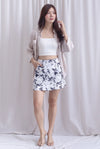 Mirra Flap Pockets Skorts In Black