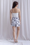 Mirra Flap Pockets Skorts In Black
