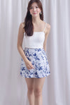 Mirra Flap Pockets Skorts In Blue