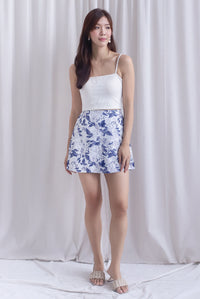 Mirra Flap Pockets Skorts In Blue