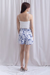Mirra Flap Pockets Skorts In Blue