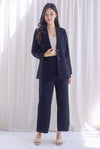 Mishka Oversized Button Blazer In Black